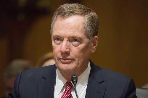 Đại diện Thương mại Mỹ Robert Lighthizer. (Ảnh: Tasos Katopodis/AFP/Getty Images)