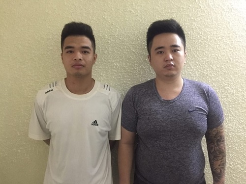 2 đối tượng tại cơ quan điều tra.