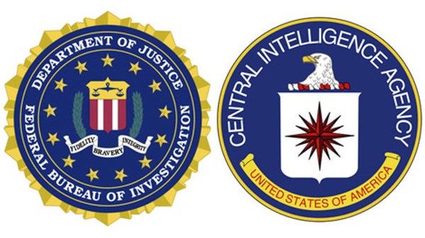 Phù hiệu của FBI và  CIA.