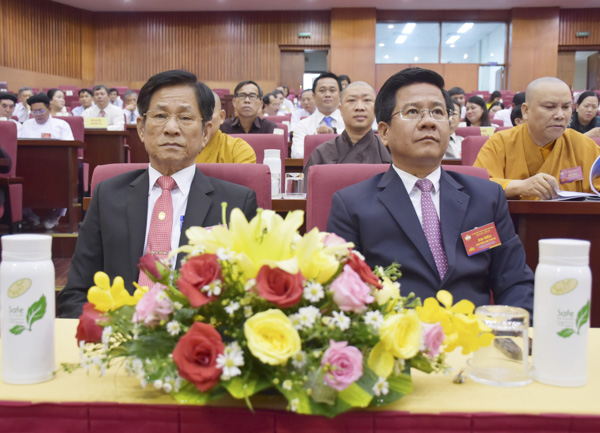 Ông Bùi Chí Thành Ủy viên Dự khuyết Trung ương Đảng, Bí thư Huyện ủy Châu Đức tham dự lễ khai mạc Đại hội.
