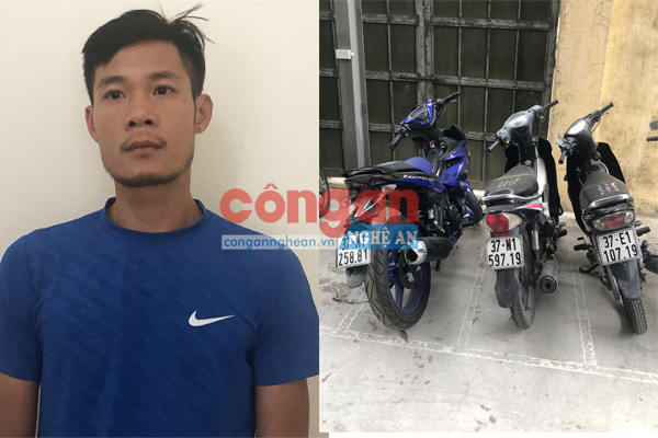 Đối tượng cùng một số tang vật trong chuyên án