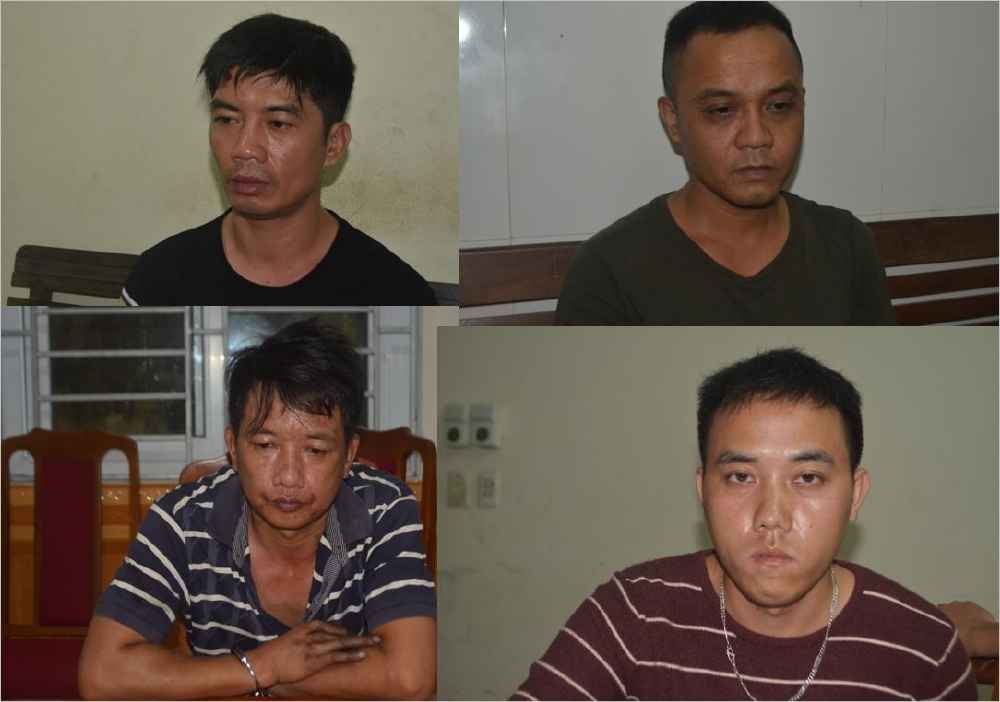 Các đối tượng bị bắt