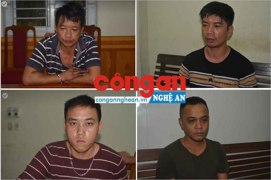 4 đối tượng bị bắt giữ