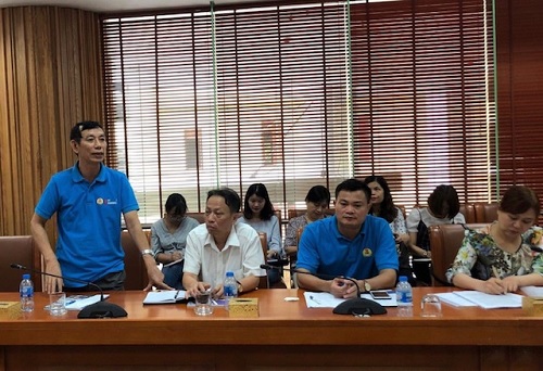 Các đại biểu trao đổi tại buổi tọa đàm - Ảnh: Minh Châu