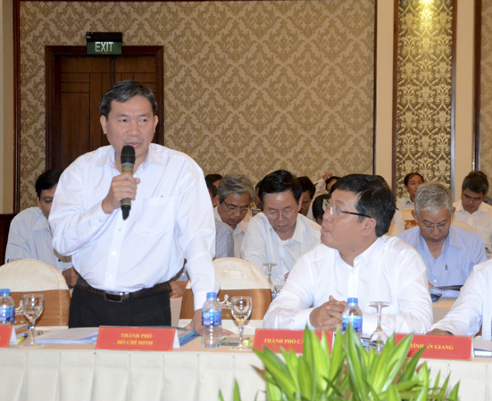 Ông Nguyễn Phương Đông, Phó Giám đốc Sở Công thương TP. Hồ Chí Minh phát biểu tại hội nghi.