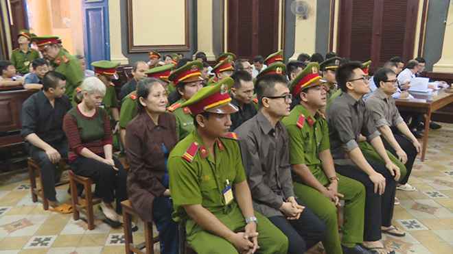 Các đối tượng tham gia tổ chức phản động nhận những bản án nghiêm minh của pháp luật.