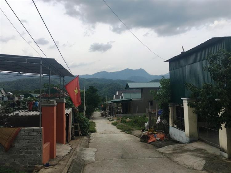 Một góc Khu tái định cư Vườn Xoài