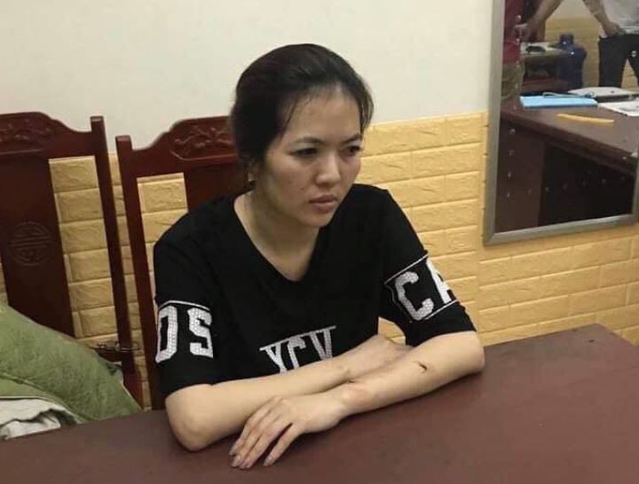 Đối tượng Đỗ Thu Hà đầu thú tại cơ quan Công an