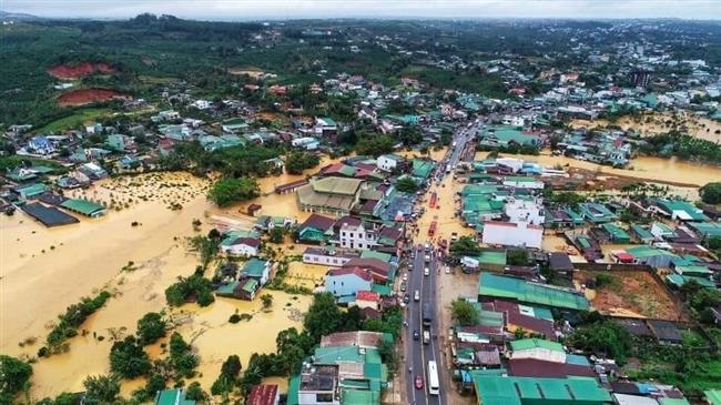 Bảo Lộc (Lâm Đồng) bị ngập nặng nề do lũ ngày 9/8 (Nguồn: baolamdong.vn)