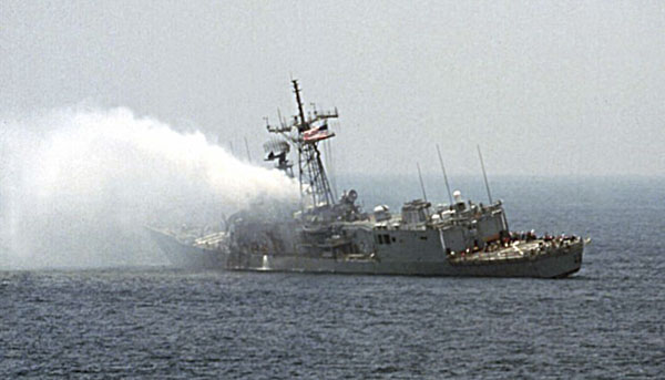  Vụ tấn công tàu khu trục USS Stark, Mỹ, hoàn toàn đúng  với những gì Smith “nhìn thấy trước”.
