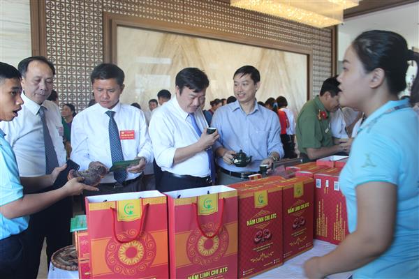Các hợp tác xã, doanh nghiệp Nghệ An  đã quan tâm đến quảng bá sản phẩm 