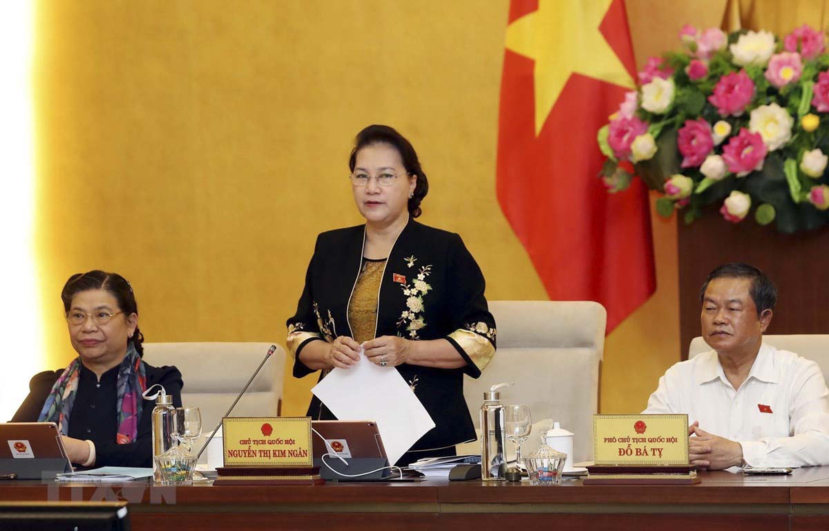  Chủ tịch Quốc hội Nguyễn Thị Kim Ngân chủ trì và phát biểu khai mạc Phiên họp thứ 37 của UBTVQH.