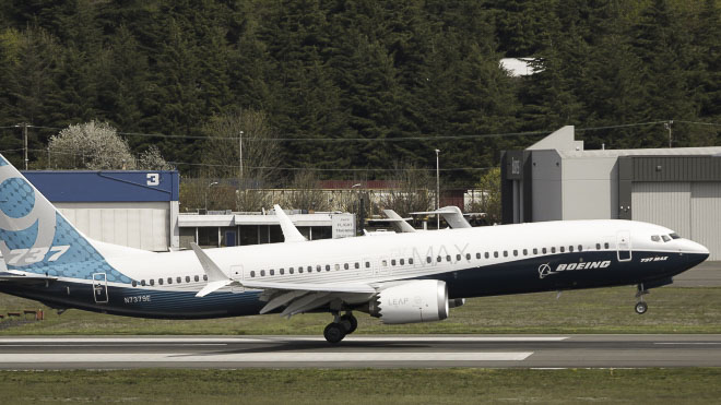 Máy bay Boeing 737 MAX 9 tại nhà máy của Boeing ở Seattle, Washington, Mỹ. 