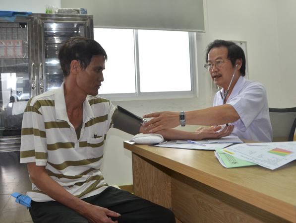 Người dân khám bệnh tại Phòng khám đa khoa Thiên Nam (192, đường 3/2, TP. Vũng Tàu).