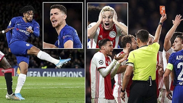 Rất nhiều cảm xúc trong trận đấu giữa Chelsea với Ajax ở lượt trận thứ 4 Champions League 2019-2020 diễn ra rạng sáng 6/11.