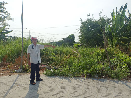 Khu đất có diện tích 317m2 tại khu phố Hải Dinh, phường Kim Dinh, TP.Bà Rịa mà ông Vũ Văn Bộ khẳng định của gia đình ông và chưa được cấp giấy CNQSDĐ.