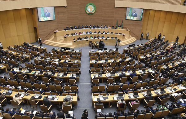 Toàn cảnh một phiên họp Hội đồng Liên minh châu Phi.