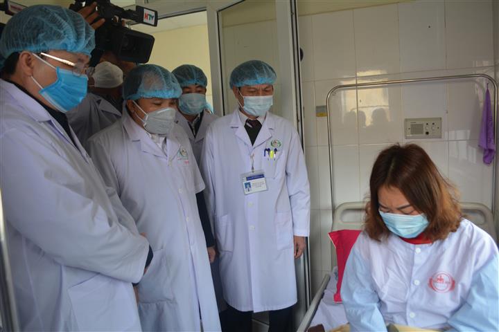 Bệnh nhân nghi nhiễm virus corona đang phục hồi tốt