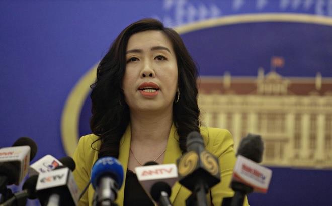 Người phát ngôn Bộ Ngoại giao Lê Thị Thu Hằng. 