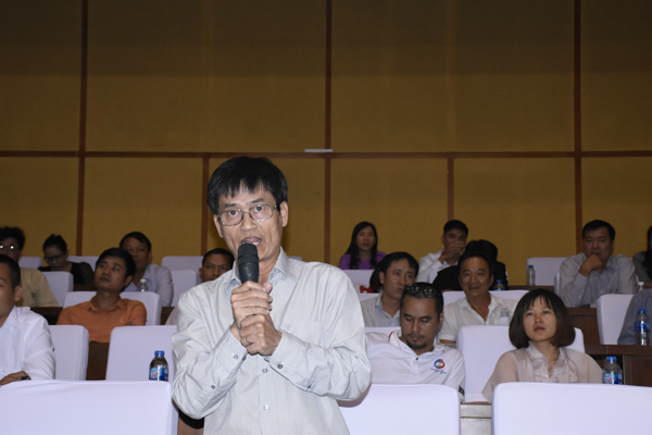 Ông Nguyễn Ngọc Thông, phụ trách công tác đối ngoại Công ty TNHH Cảng Quốc tế Sài Gòn Việt Nam.