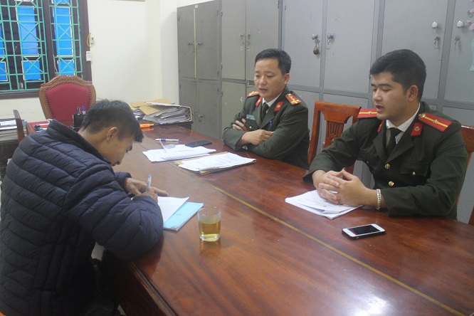  Trường hợp N.Đ.T tại cơ quan Công an 