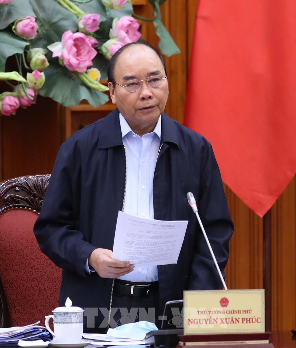  Thủ tướng Nguyễn Xuân Phúc phát biểu. Ảnh: Thống Nhất – TTXVN