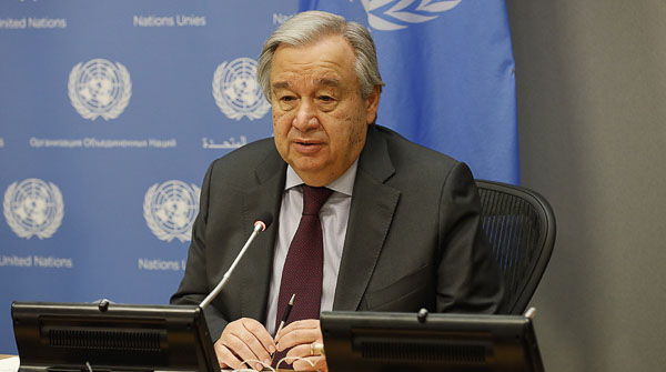 Tổng thư ký Liên hợp quốc Antonio Guterres kêu gọi các nhà lãnh đạo G20 thông qua một “kế hoạch thời chiến” giúp các nước đang phát triển đối phó với khủng hoảng COVID-19.