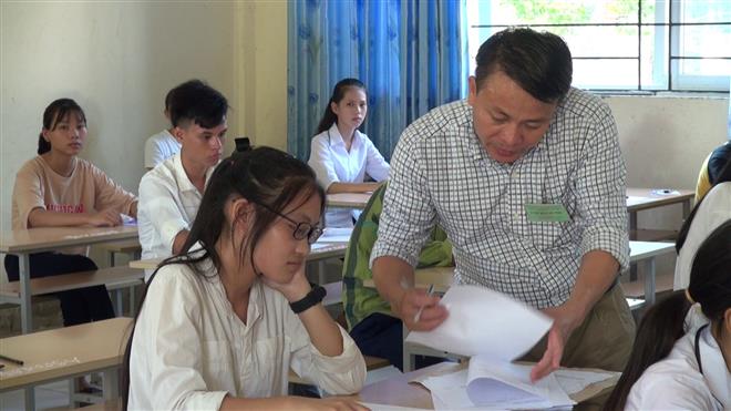 Thí sinh được phổ biến quy chế thi tại kỳ tuyển sinh vào lớp 10 năm 2019