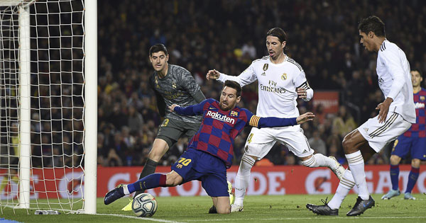 Một trận hòa cũng có thể khiến Barcelona mất ngôi đầu vào tay Real Madrid.