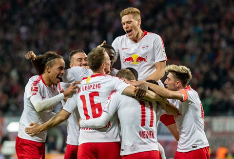RB Leipzig có lịch thi đấu dễ thở nhất trong số 3 ứng viên vô địch.