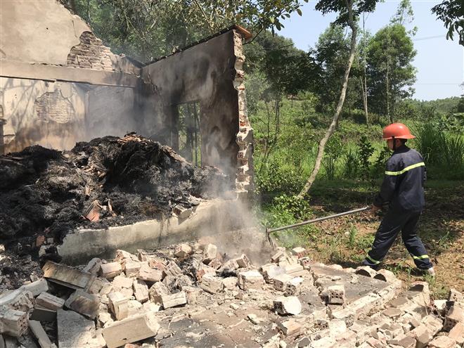 Đám cháy được dập tắt nhanh chóng và ngăn chặn cháy lan