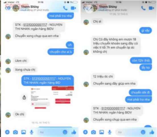 Người dân cần hết sức cảnh giác với các tin nhắn  lừa đảo trên Facebook
