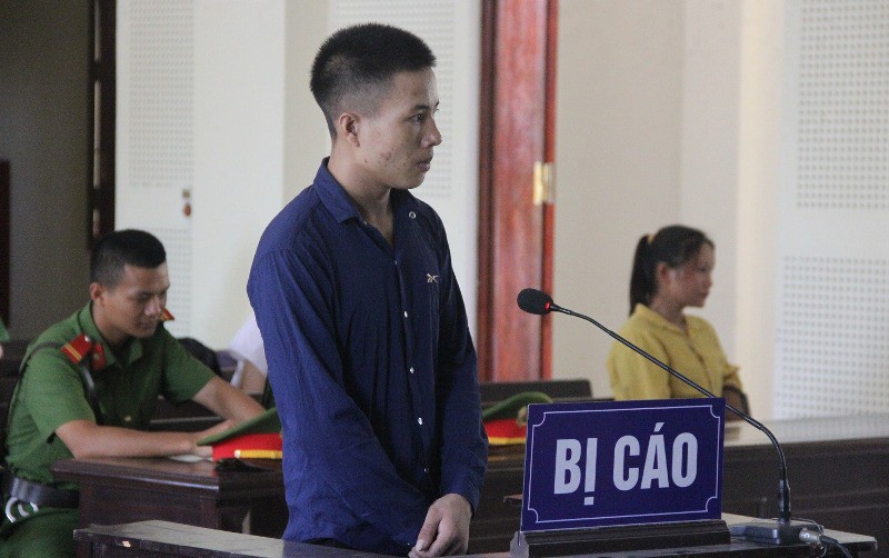 Bị cáo Lương Văn Pắn  tại tòa