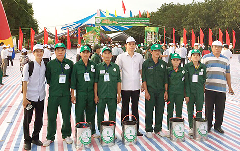 Công ty CP Cao su Hòa Bình tổ chức Hội thi thợ giỏi.