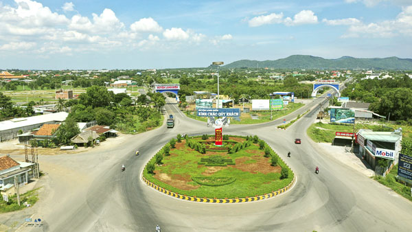 Cơ sở hạ tầng huyện Long Điền được đầu tư xây dựng.