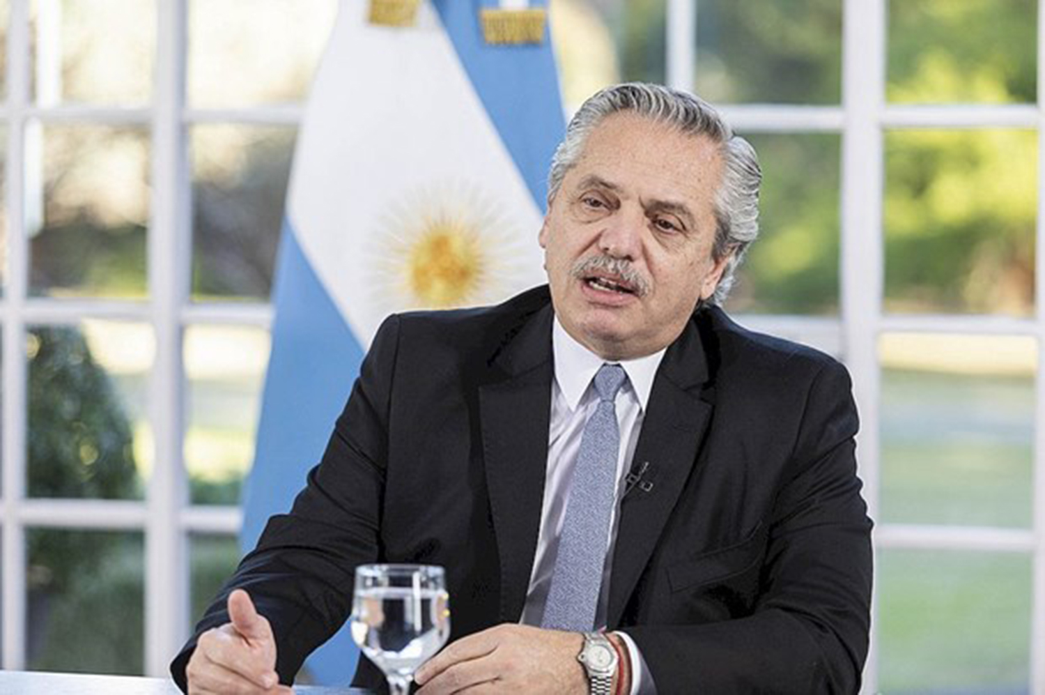 Tổng thống Argentina Alberto Fernandez.