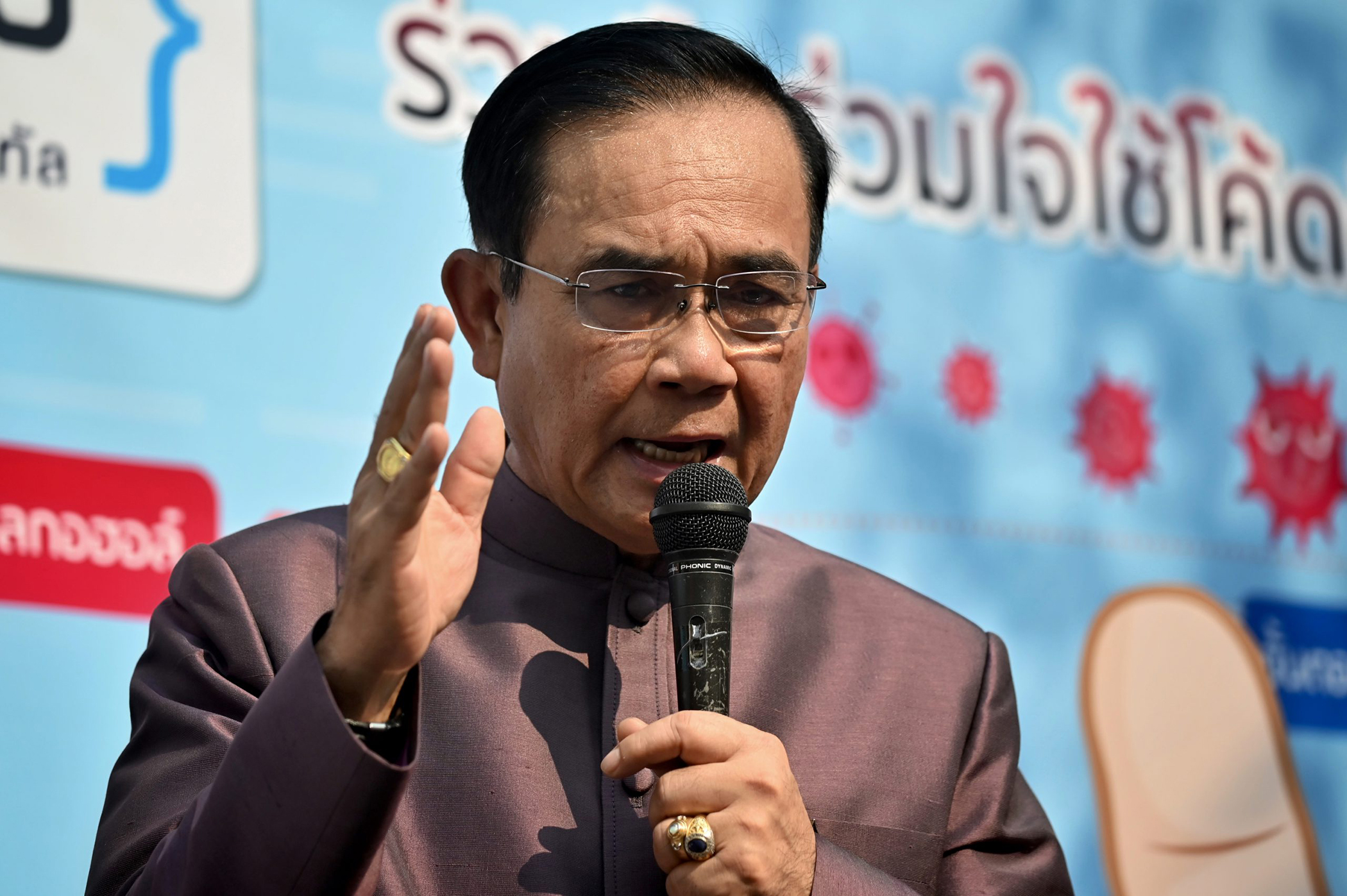 Thủ tướng Thái Lan Prayut Chan-o-cha phát biểu tại Bangkok, Thái Lan. 