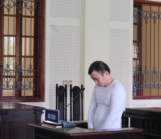 Đối tượng Hồ Đình Quý tại phiên tòa