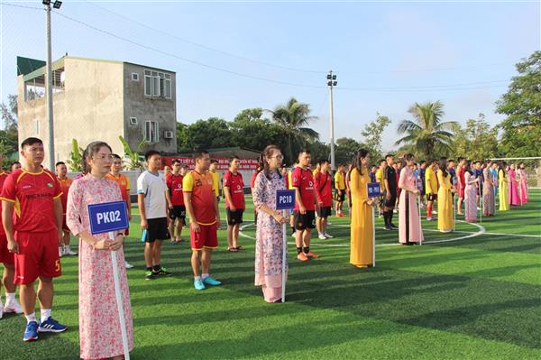 Khai mạc giải bóng đá chào mừng 75 năm Ngày thành lập Trại Tạm giam