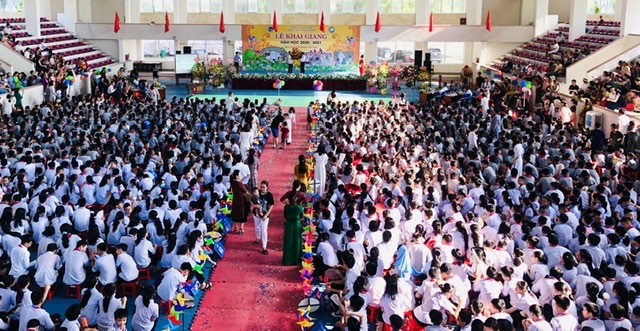 Toàn cảnh lễ khai giảng 