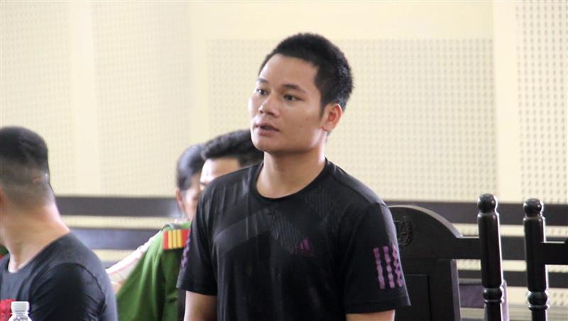Bị cáo Cụt Văn Ba tại phiên tòa