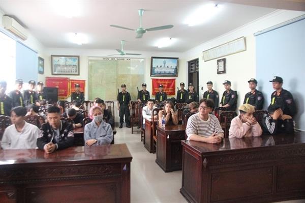 15 đối tượng dương tính với ma túy tại cơ quan điều tra.