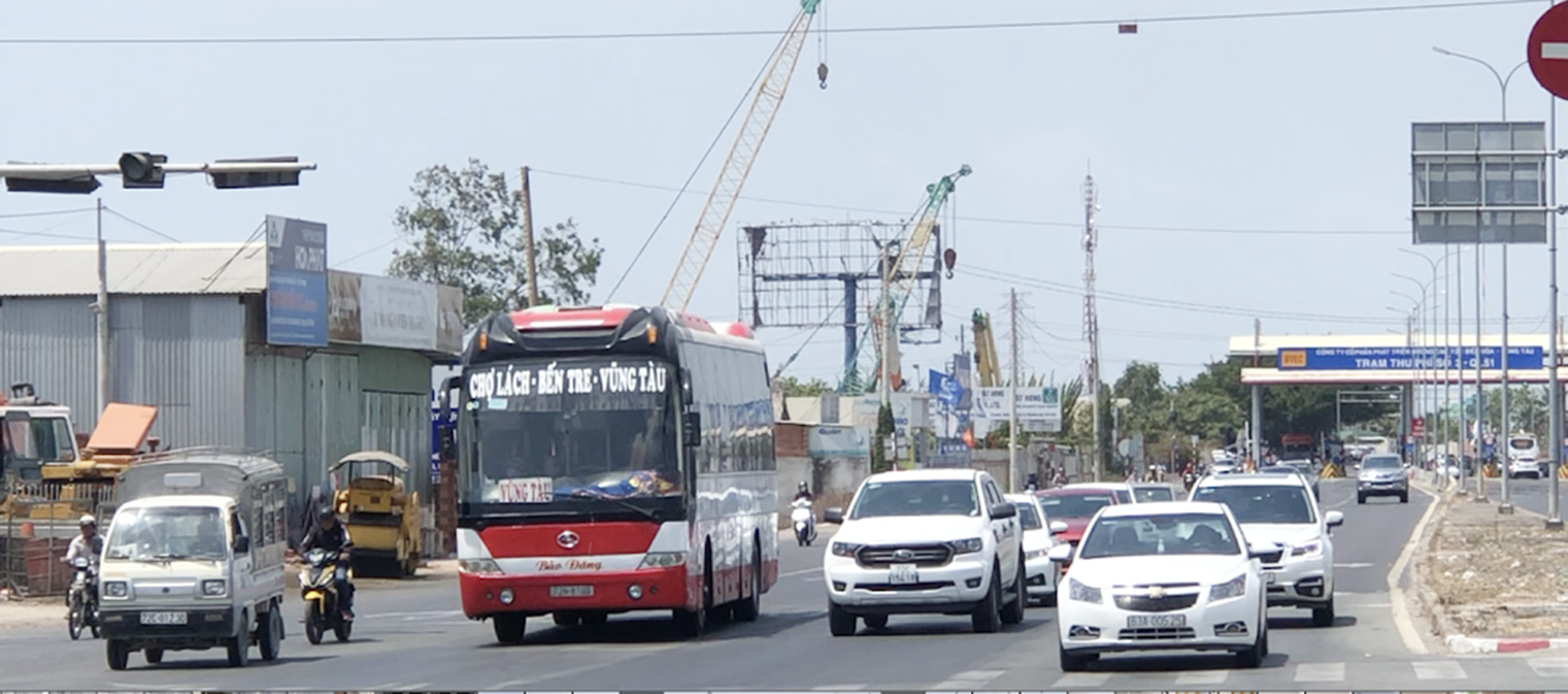 Đường cao tốc Biên Hòa - Vũng Tàu được triển khai góp phần giải tỏa áp lực giao thông trên Quốc lộ 51.