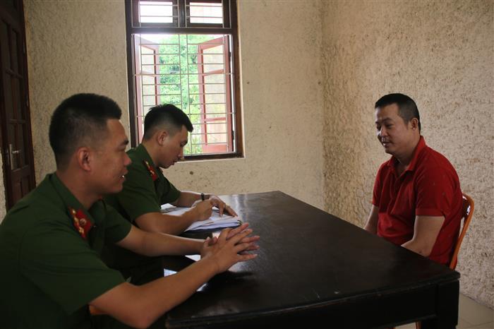Đối tượng tại Cơ quan Công an