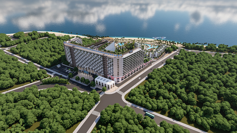Vị trí vàng tạo thuận lợi cho dự án Charm Long Hải Resort.
