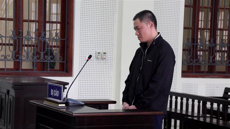 Bị cáo Bùi Văn Thành tại tòa