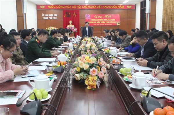 Gặp mặt cơ quan thông tấn báo chí nhân dịp đón Xuân Tân Sửu 2021