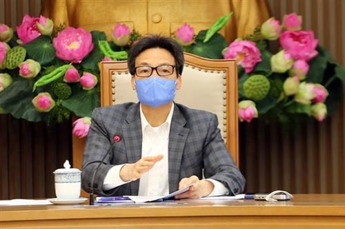Phó Thủ tướng Vũ Đức Đam chủ trì cuộc họp Thường trực Ban Chỉ đạo quốc gia phòng chống dịch bệnh COVID-19, chiều 5/2. 
