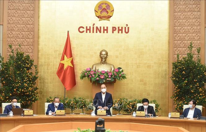 Thủ tướng Nguyễn Xuân Phúc phát biểu chỉ đạo. Ảnh: Thống Nhất – TTXVN