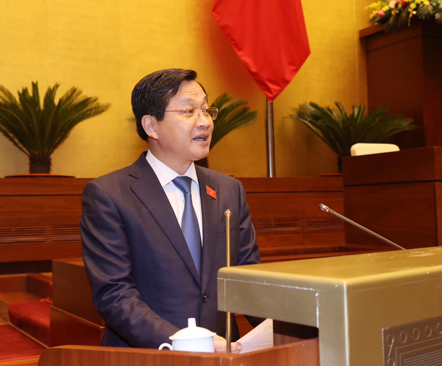 Tân Phó Thủ tướng Chính phủ Lê Minh Khái. Ảnh: TTXVN
